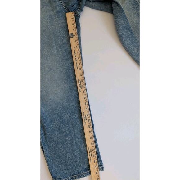 NWT American Eagle Strigid Bandana Print LowRise Ex-Boyfriend Jeans Size 8 Short - Picture 5 of 10